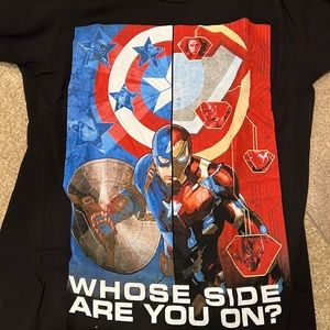 Marvel Captain America Civil War Short Sleeve Shirt